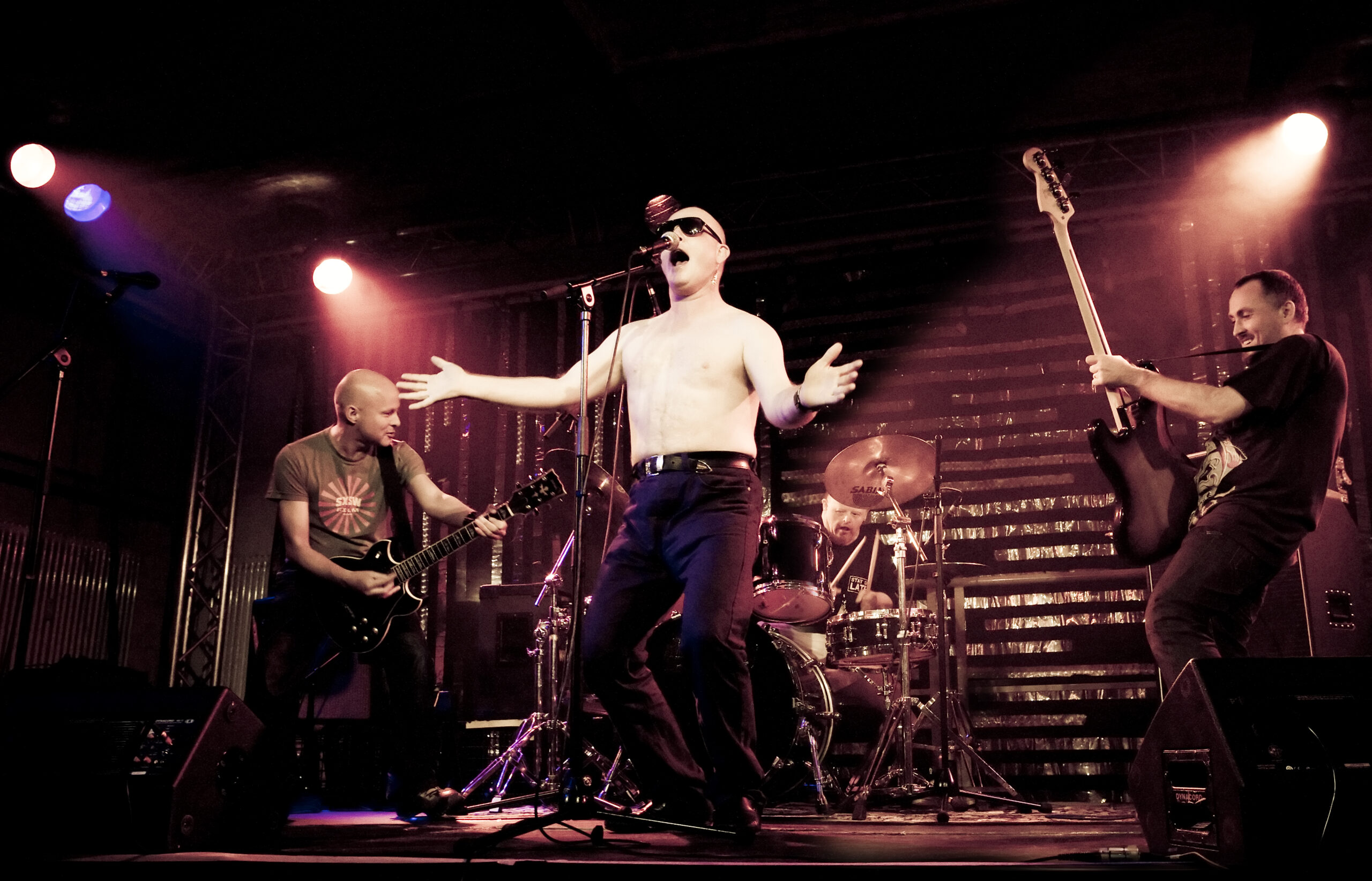 Heavy Load performing on stage, Punk Rock in Berlin